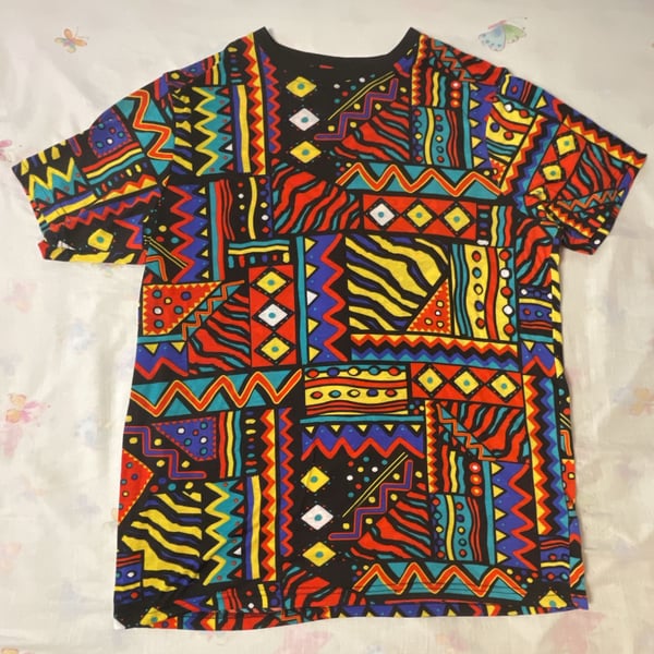 Drill Clothing Co. Oh Snap! T-Shirt Size M Multi 90s Style Graphic
