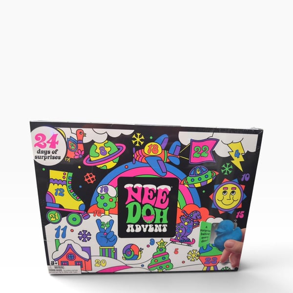 Schylling NeeDoh Advent Calendar 24 Days Of Surprises