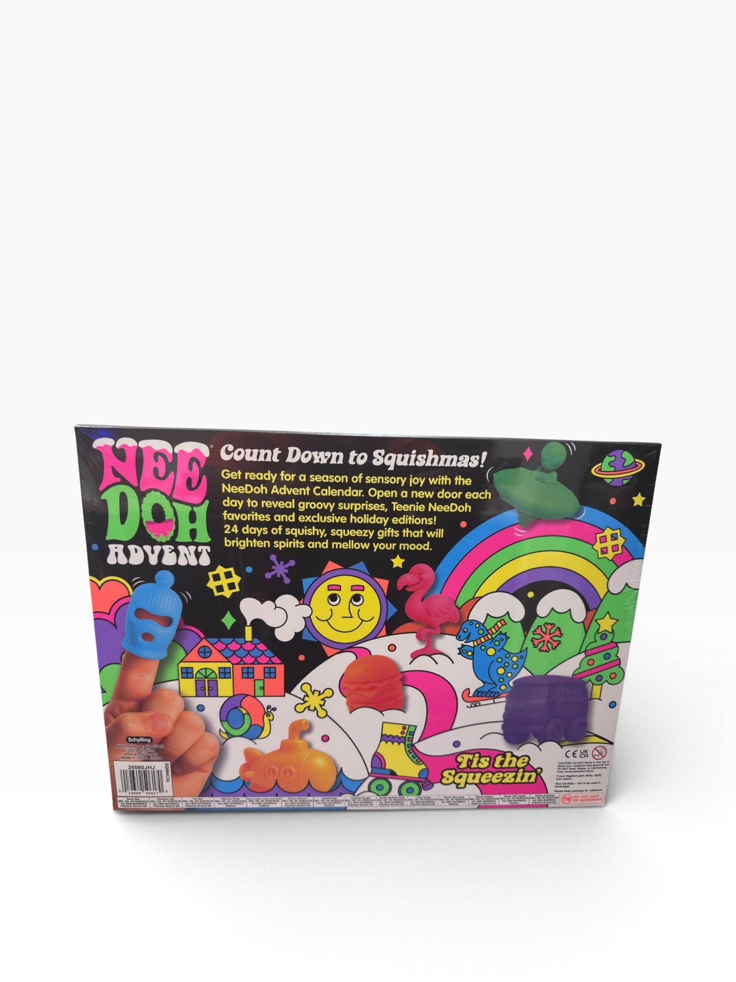 NeeDoh Advent Calendar Lot Of 4 24 Days Of Surprises Squishy Toy 3