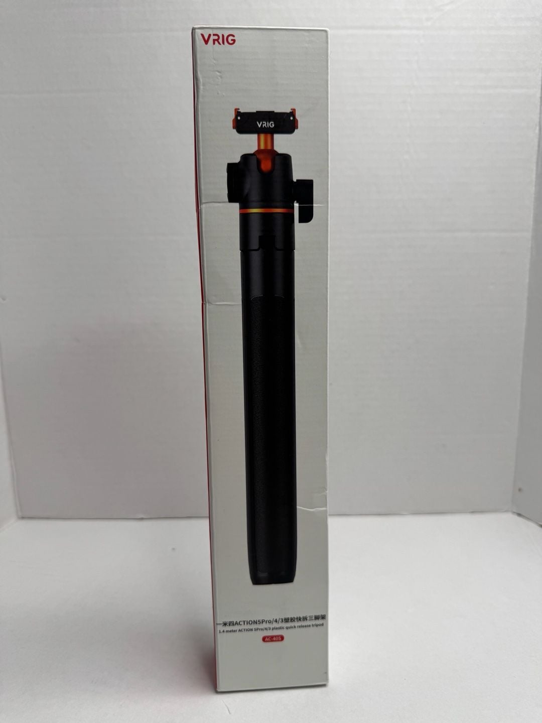 VRIG Extendable Mini Tripod Selfie Stick with Ball Head does not come with light or camera just showing you what it would look like . 10