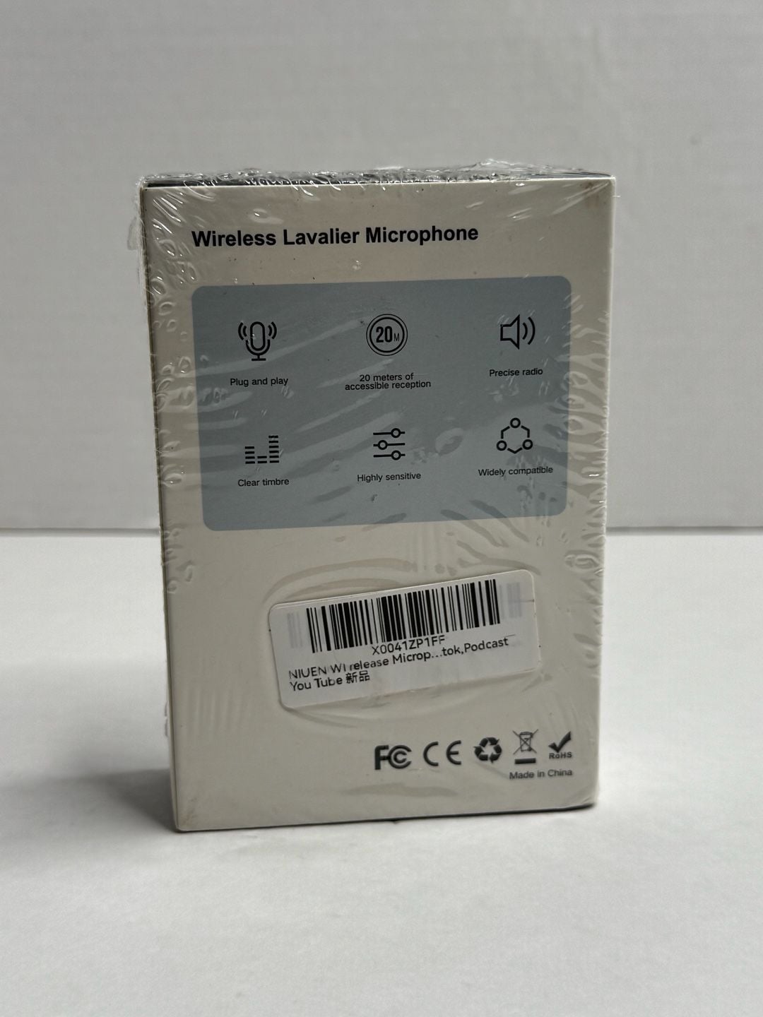 NIUEN Wireless Lavalier Microphone for iPhone 3