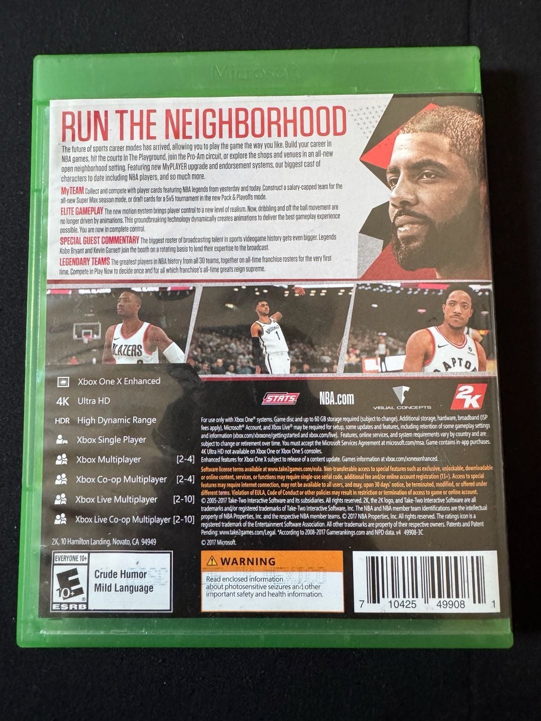2K Sports NBA 2K18 Xbox One Video Game 2