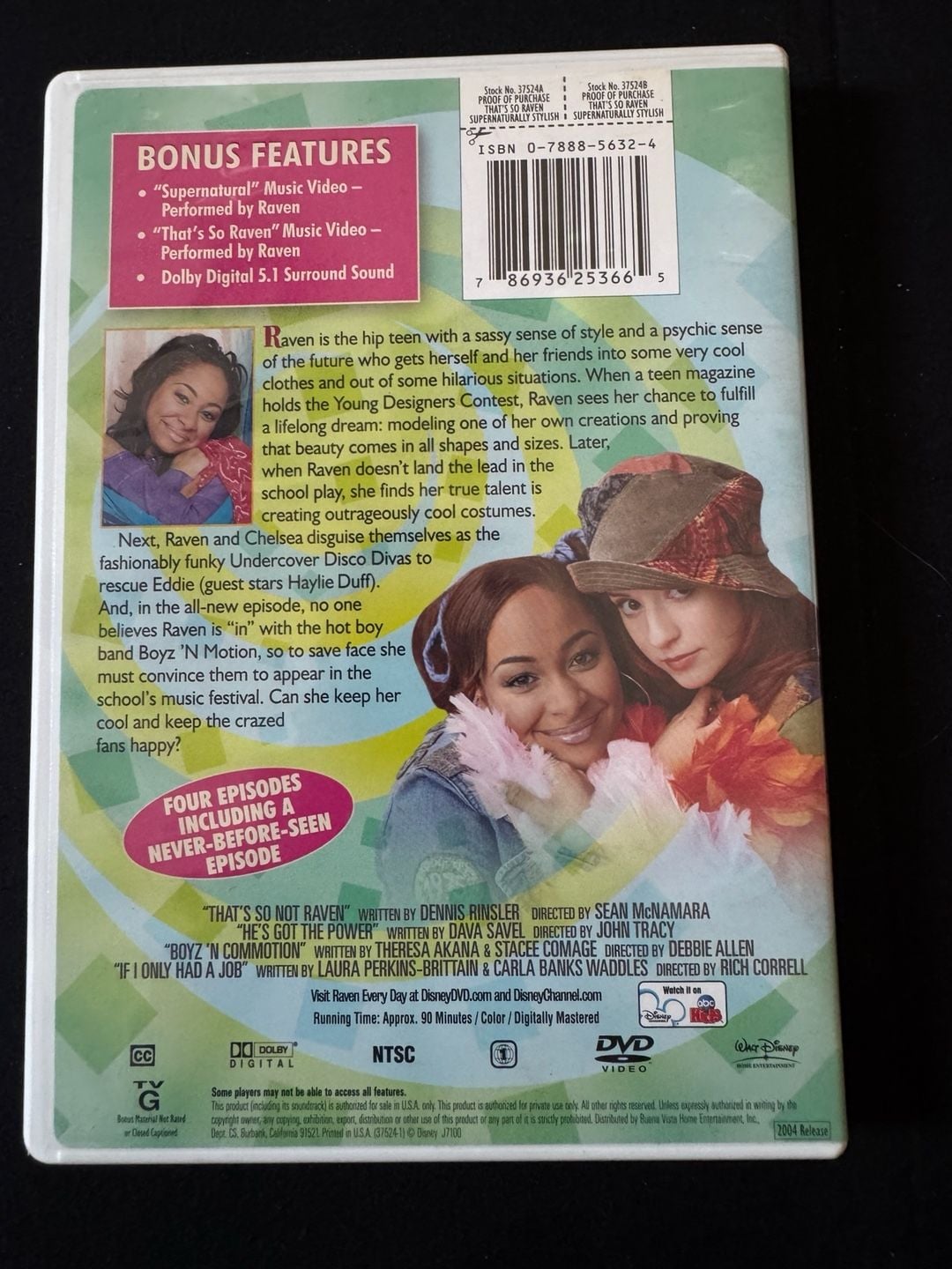 That's So Raven: Supernaturally Stylish DVD Disney Channel 2