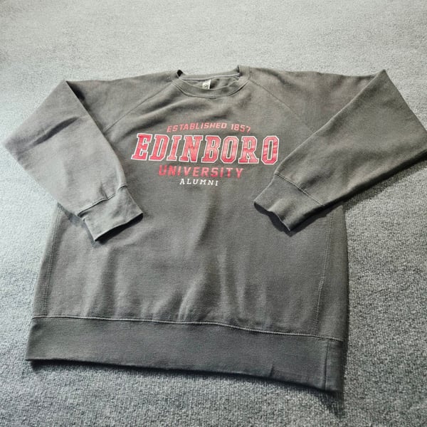 Velva Sheen Edinboro University Alumni Crewneck Sweatshirt Gray