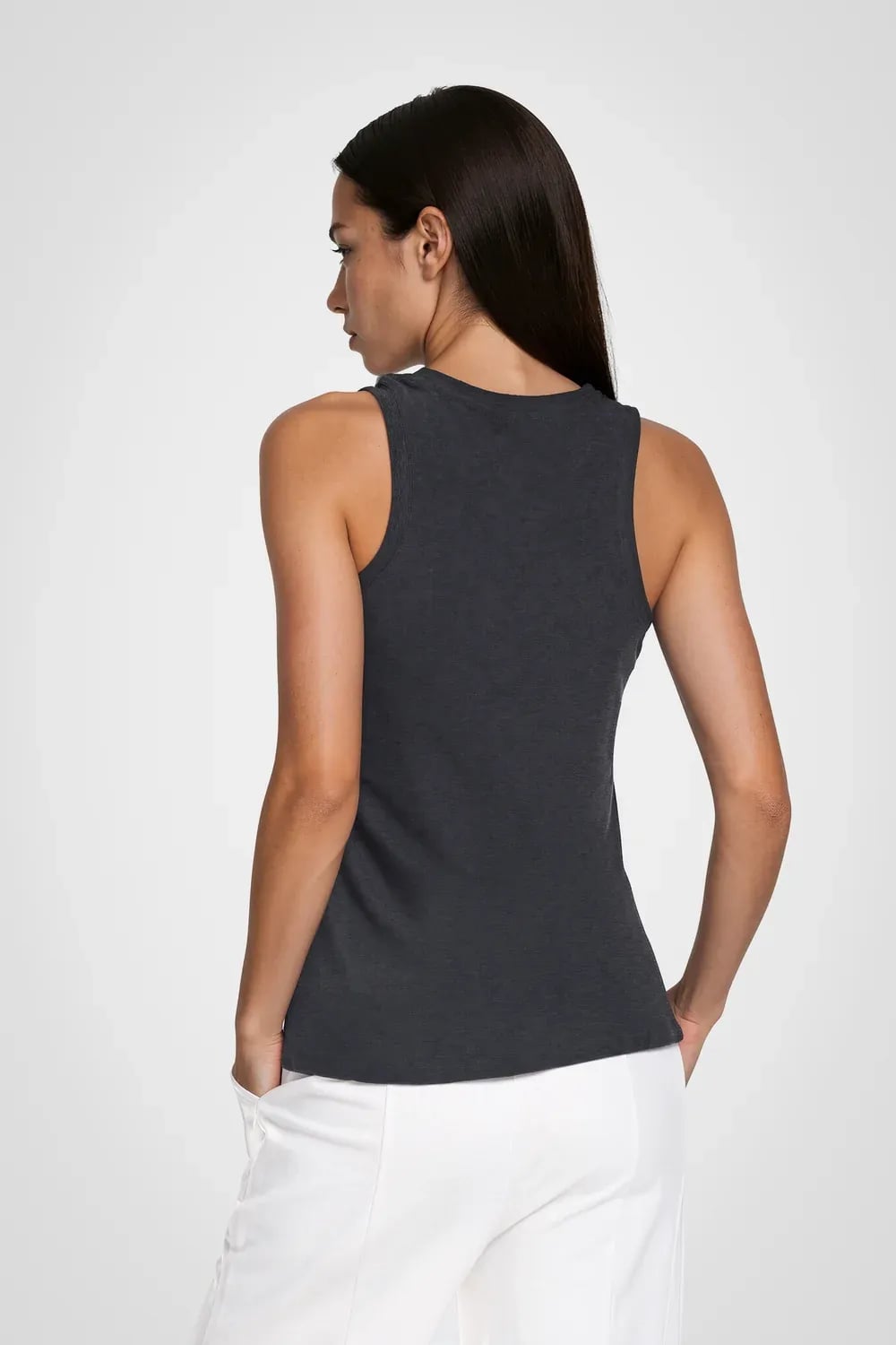 Kyodan Breakthrough Tank Top, sz medium, women’s muscle charcoal 12