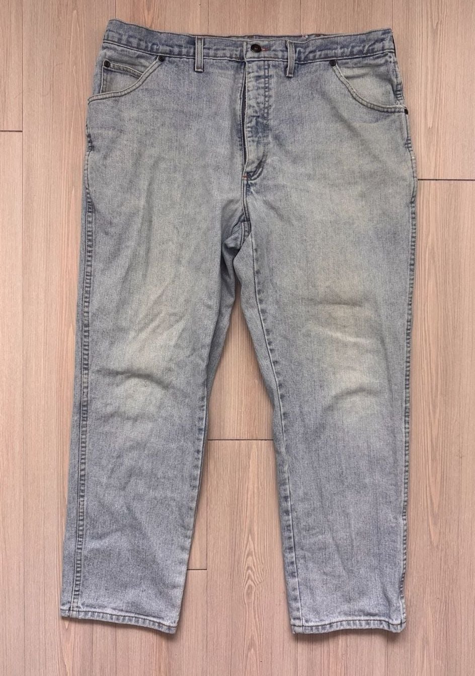 Vintage 90’s Retro Lands' End Regular Jeans Size 38 100% Cotton Made In USA 2