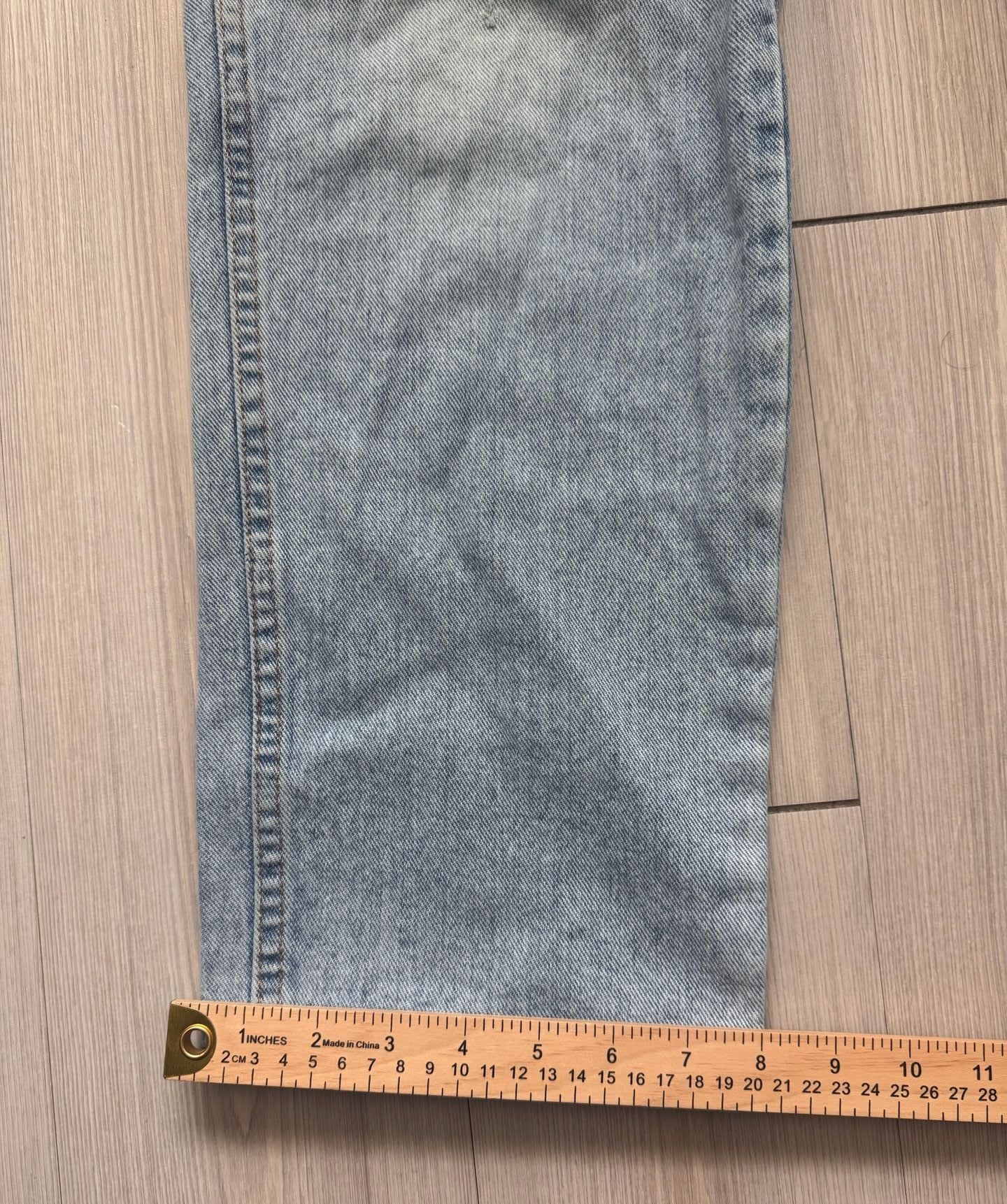 Vintage 90’s Retro Lands' End Regular Jeans Size 38 100% Cotton Made In USA 8