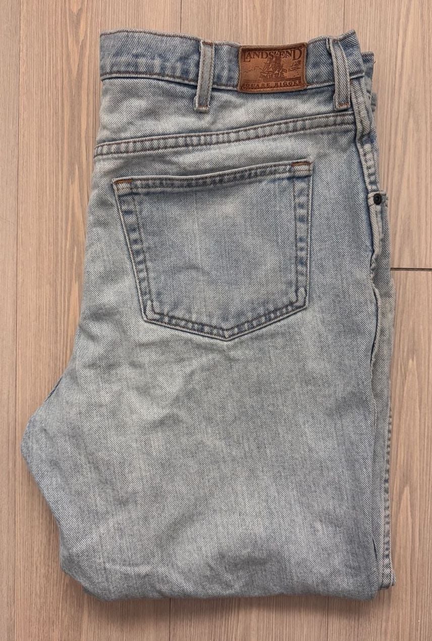 Vintage 90’s Retro Lands' End Regular Jeans Size 38 100% Cotton Made In USA 13