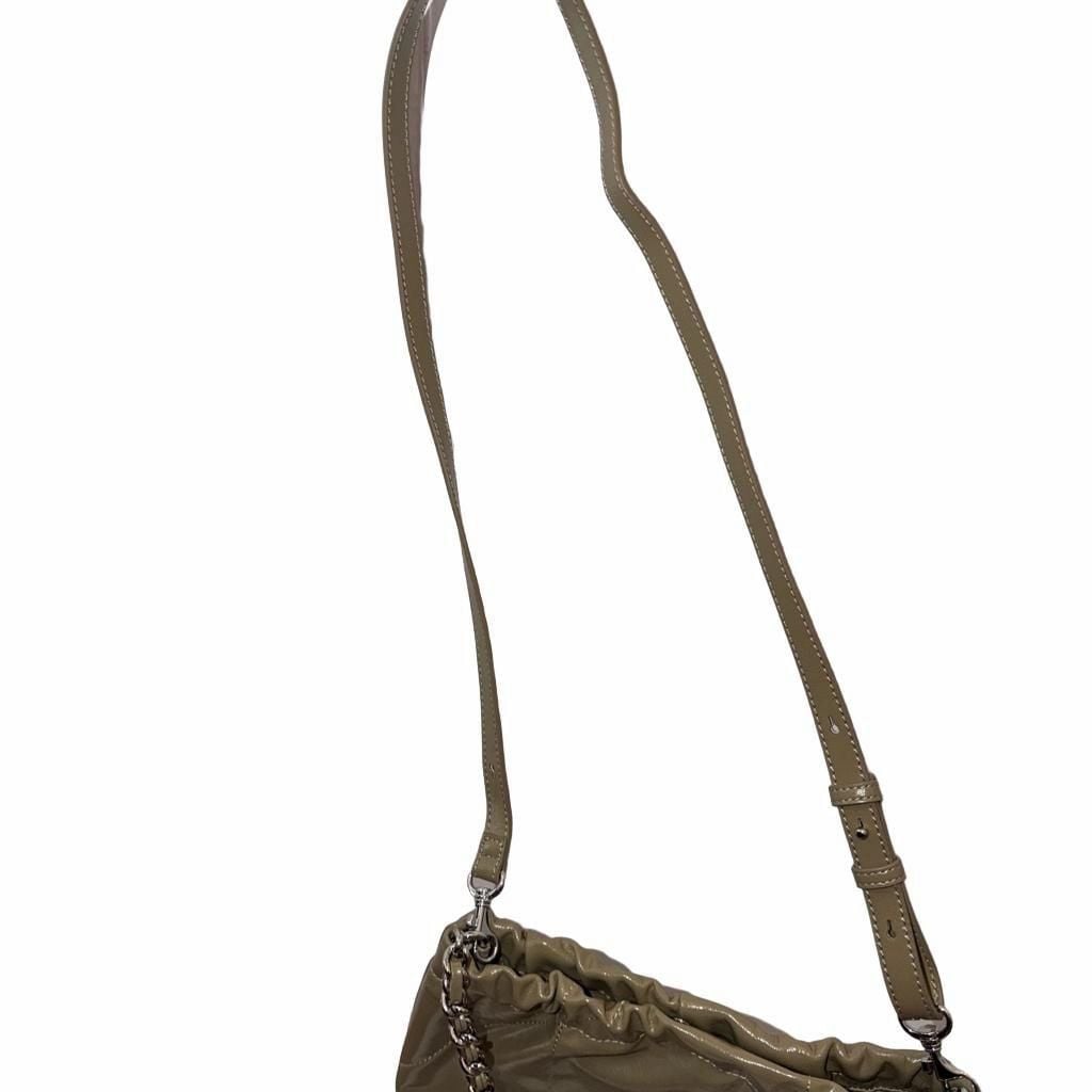 La Festin Genuine Leather Quiet Luxury Hobo Shoulder Bag Olive Green 10