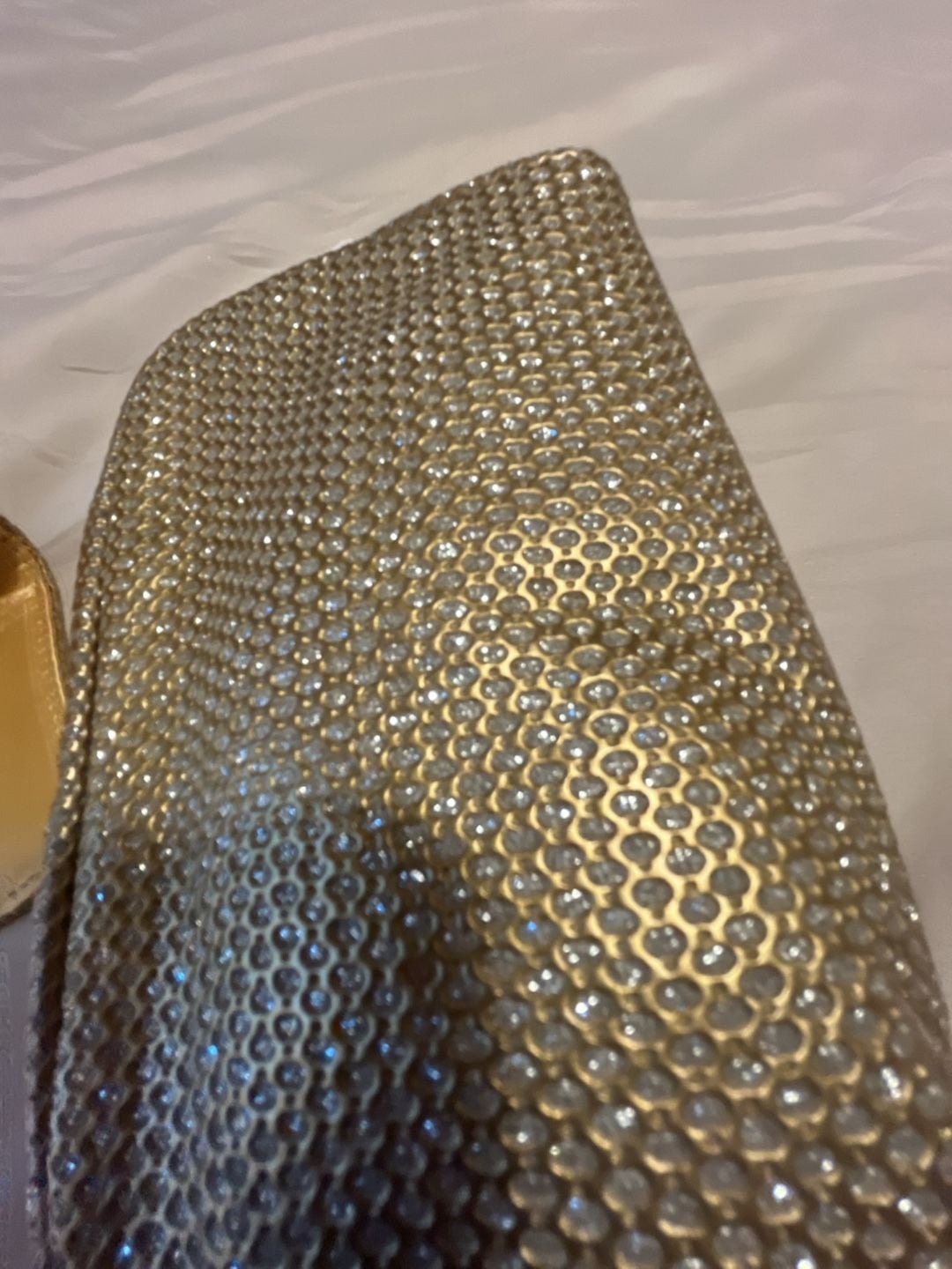 Vizz by Vizzini Gold Rhinestone Purse And Wallet Set 11
