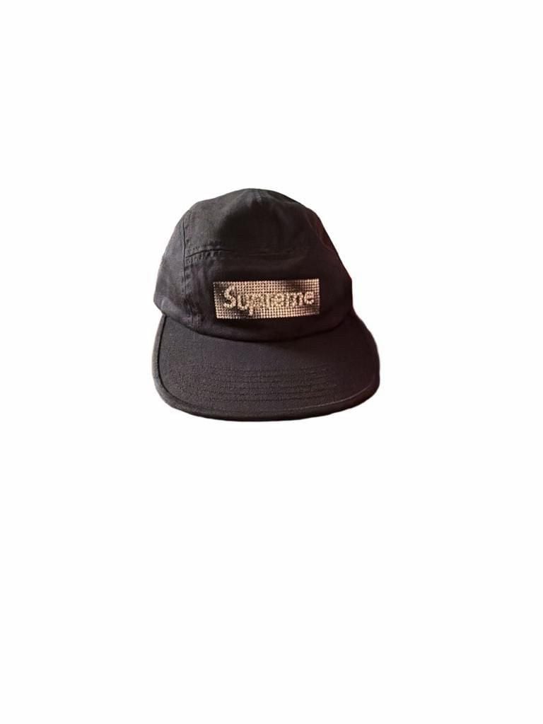 Supreme Rhinestone Label Camp Cap - ps fw26 new 3