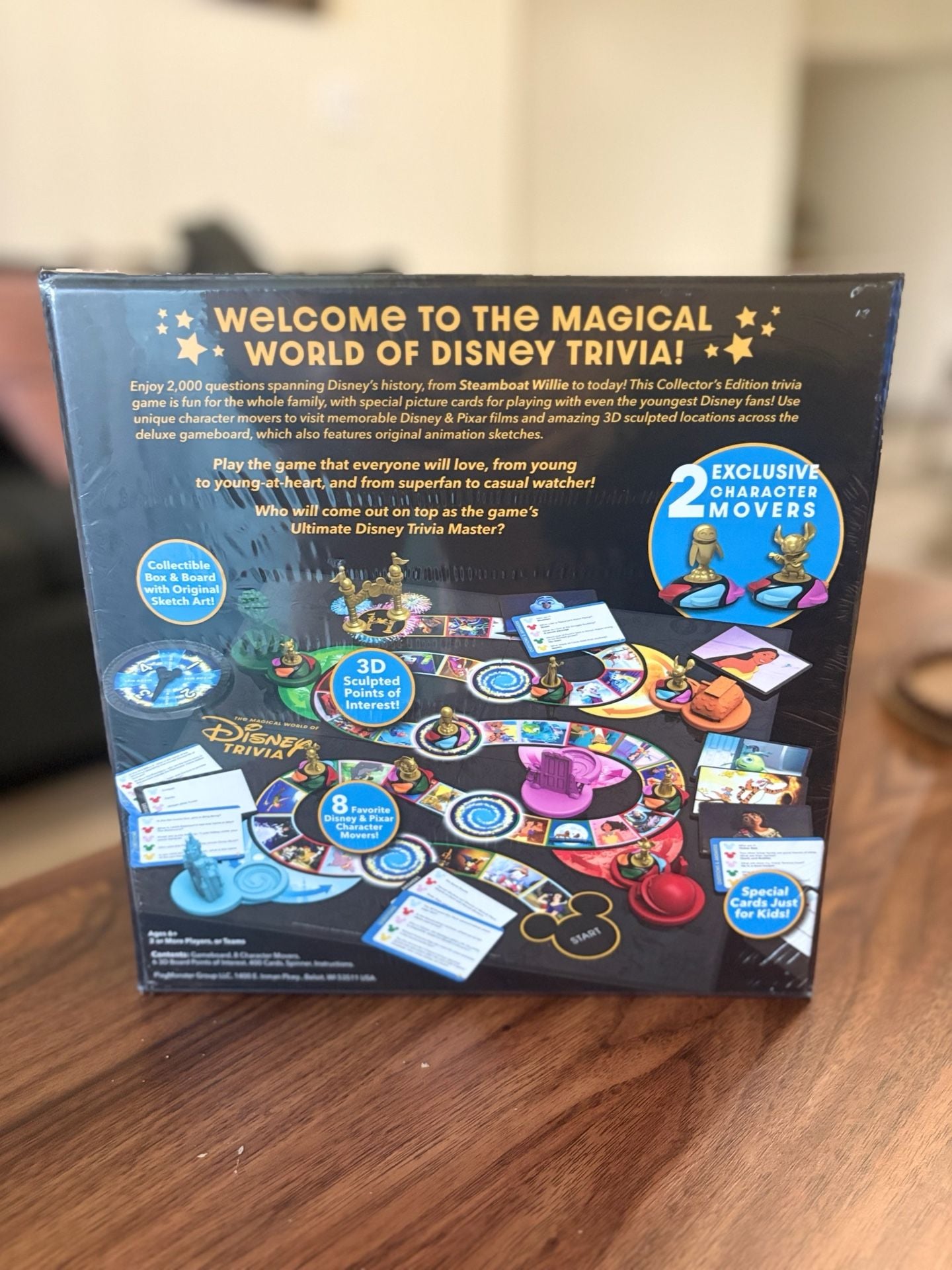 PlayMonster The Magical World of Disney Trivia Collector's Edition Board Game 2