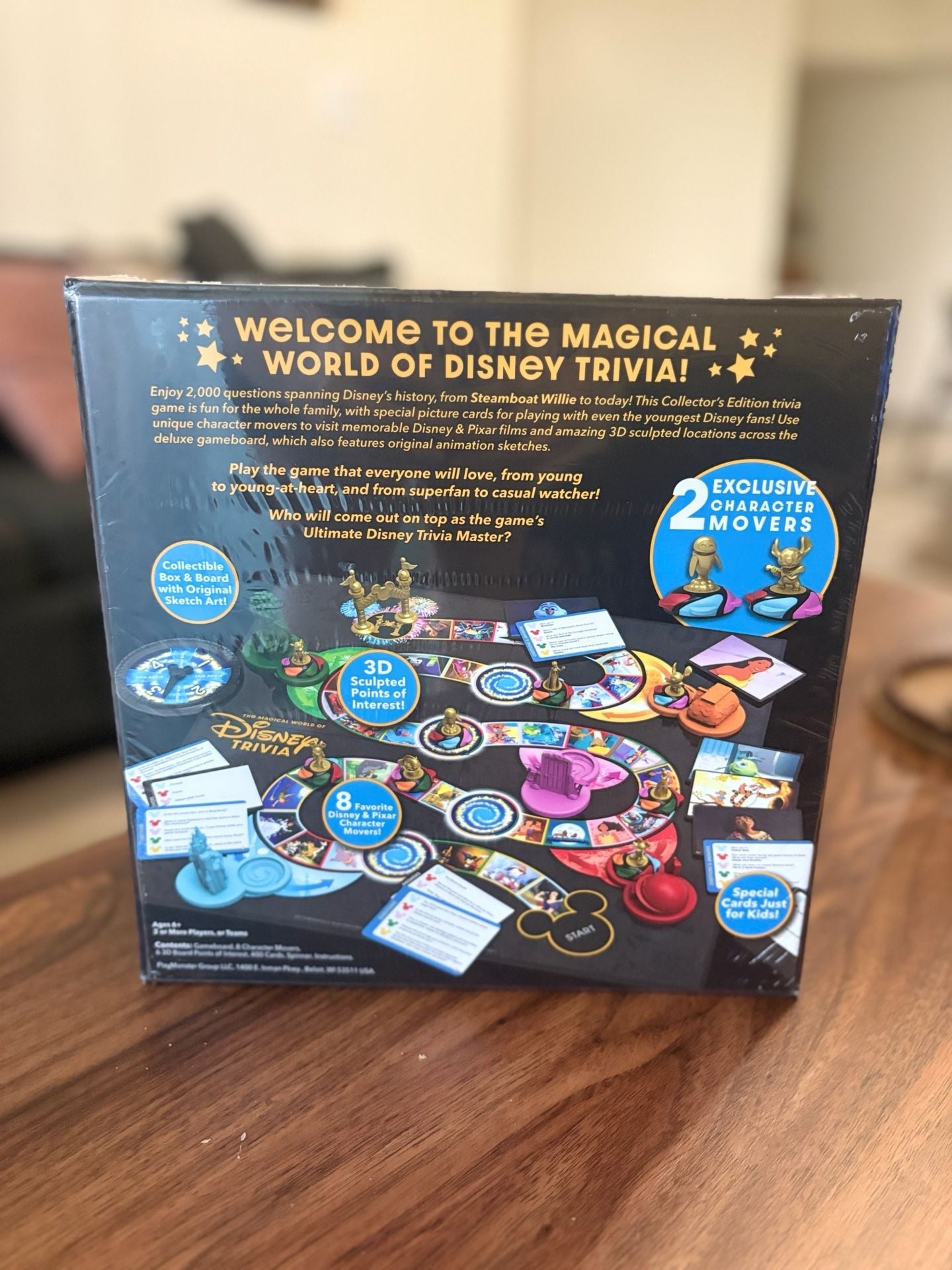 PlayMonster The Magical World of Disney Trivia Collector's Edition Board Game 3