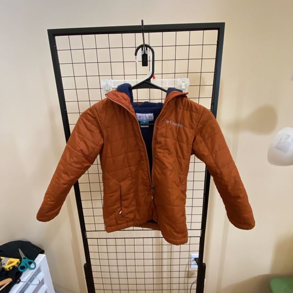 Columbia Rugged Ridge II Sherpa Lined Jacket Size Kids XS Orange