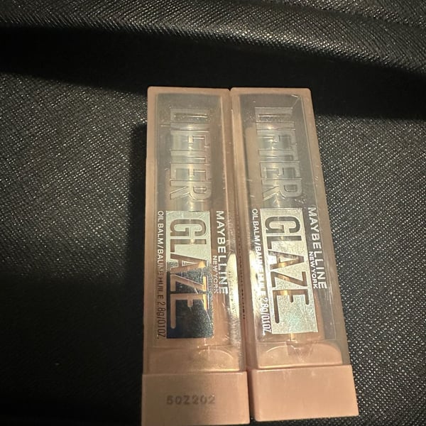 Maybelline Lifter Glaze Oil Lip Balm Lot of 2 003 Rose Bite & 009 Latte Crush