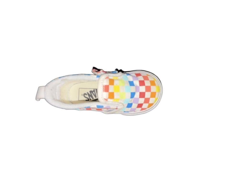 Vans Classic Slip-On Toddler Rainbow Checkerboard 2