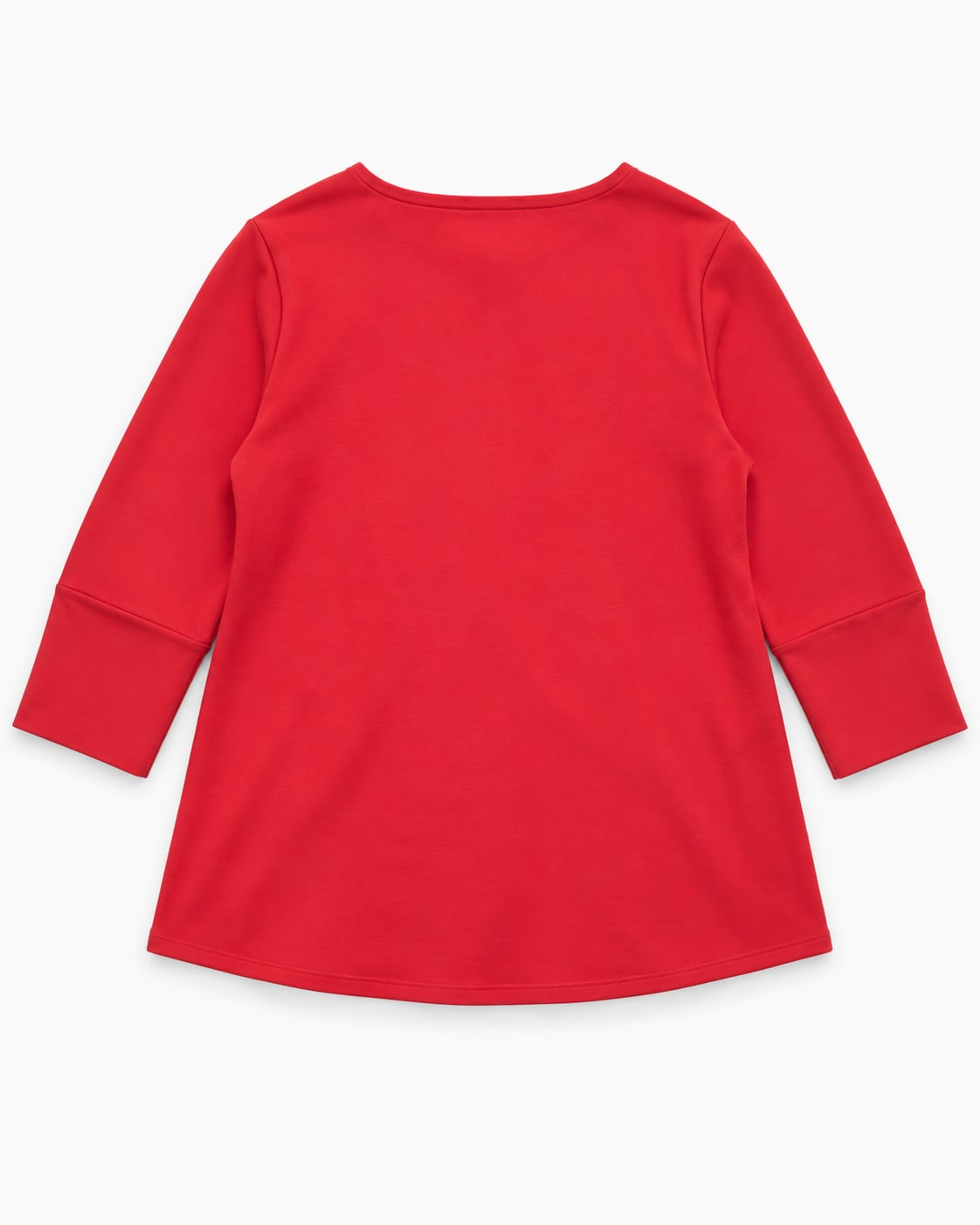 Premise NWT Red Gold Button Cuff Knit Tunic Top Rayon Blend M P860318 4