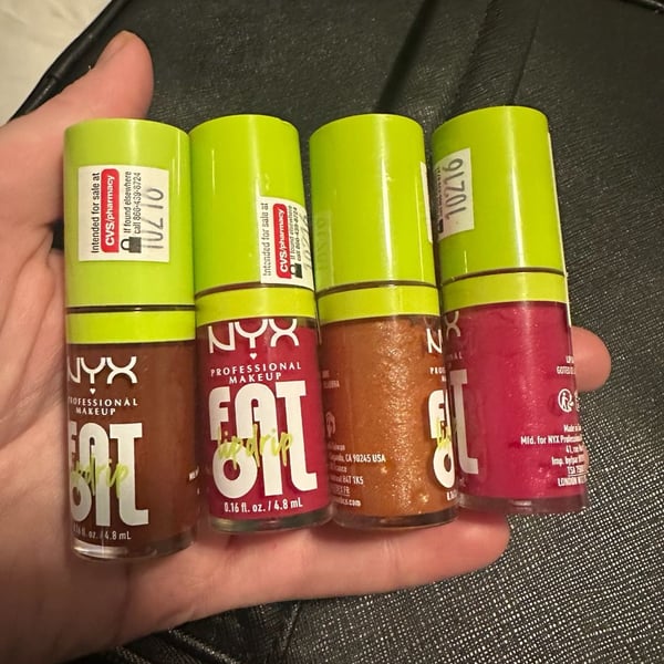 NYX Fat Oil Lip Drip 0.16 fl oz 4-Piece Lot