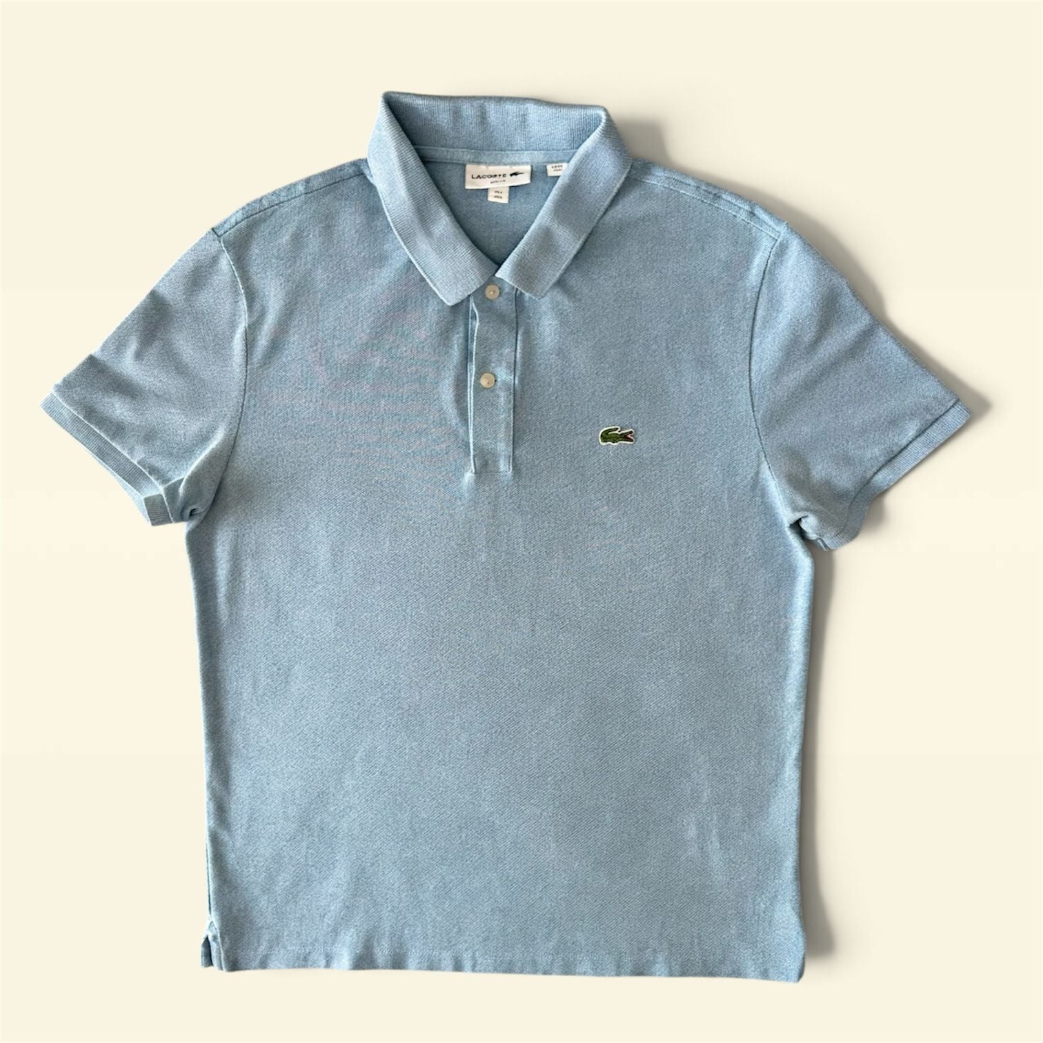 Lacoste Slim Fit Polo Shirt US XL Light Blue 2