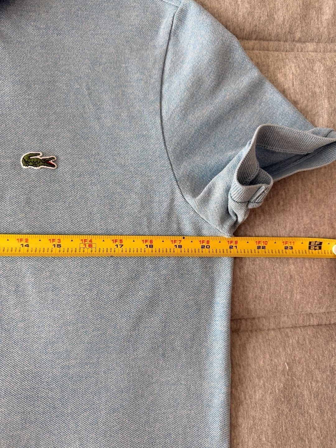 Lacoste Slim Fit Polo Shirt US XL Light Blue 5