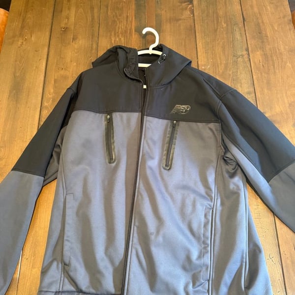 New Balance Softshell Jacket Black Gray