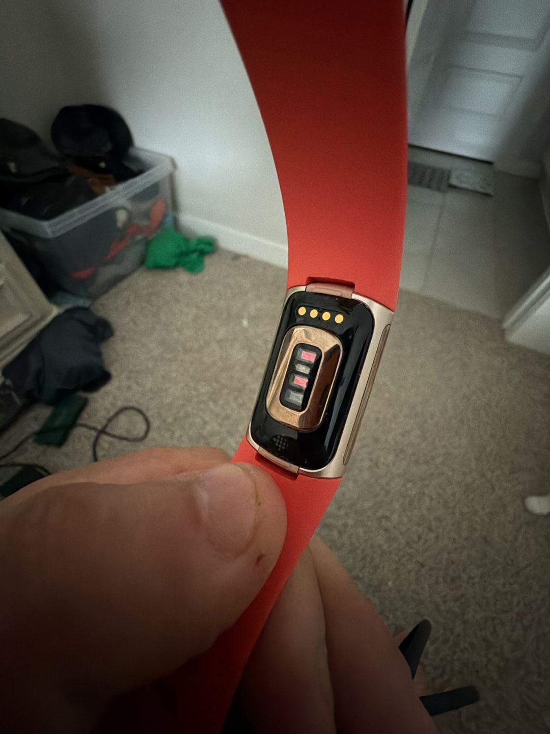 Fitbit Charge 6 Fitness Tracker Coral Gold 2