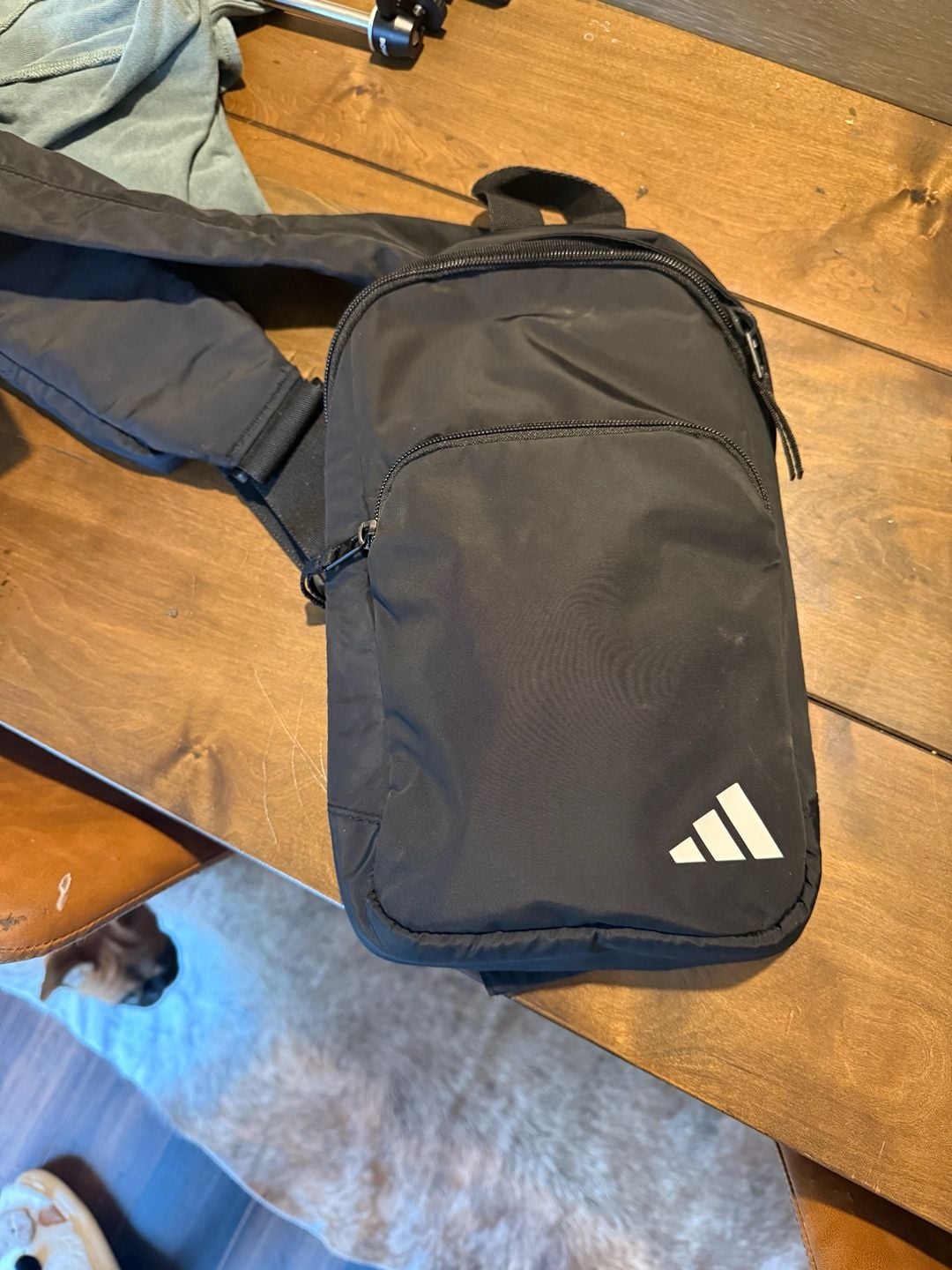 Adidas Essentials 2 Sling Bag Black Crossbody Backpack 2