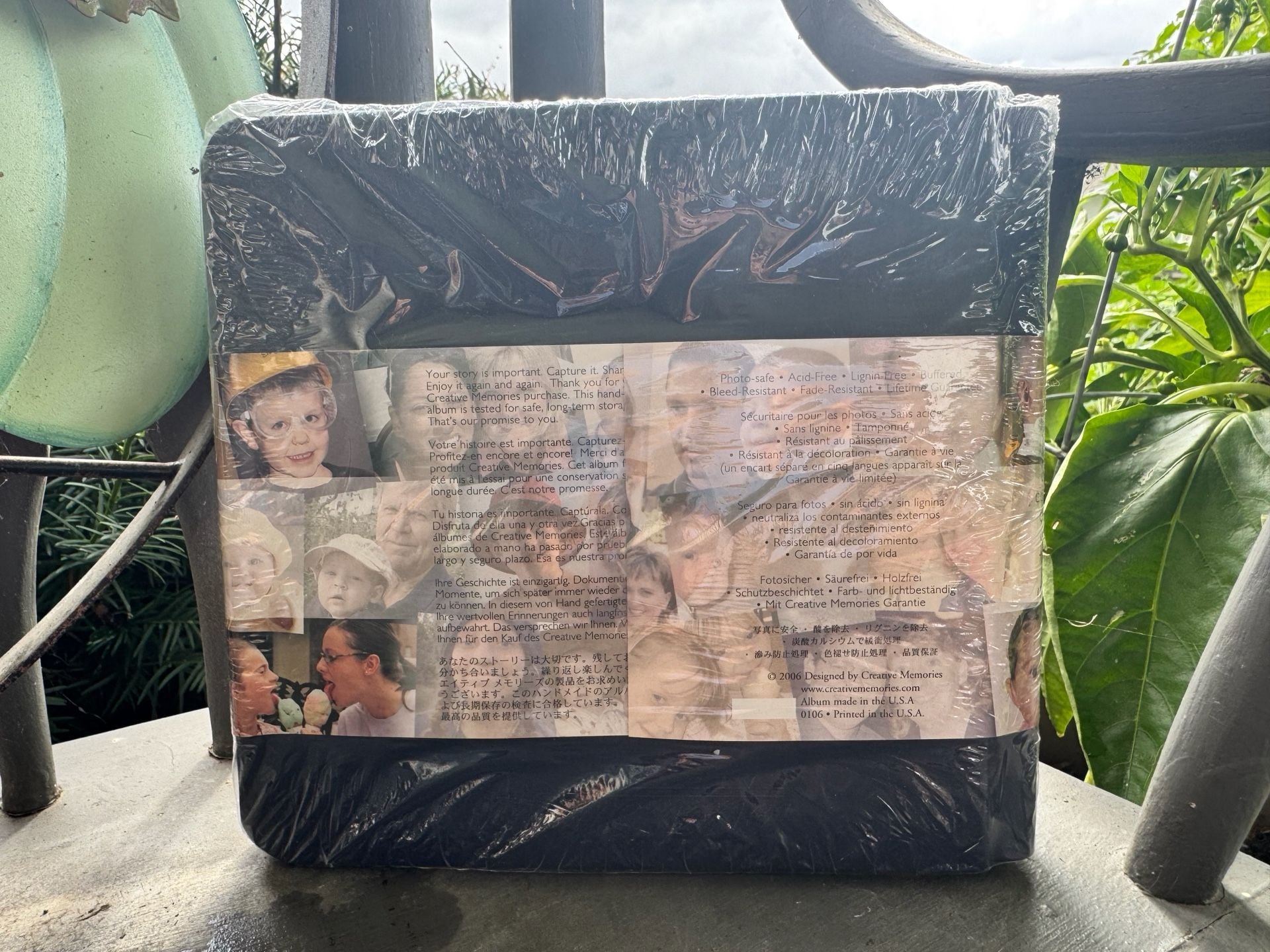 Creative Memories Sentiments Coverset 7x7 Scrapbook Album Black New 2
