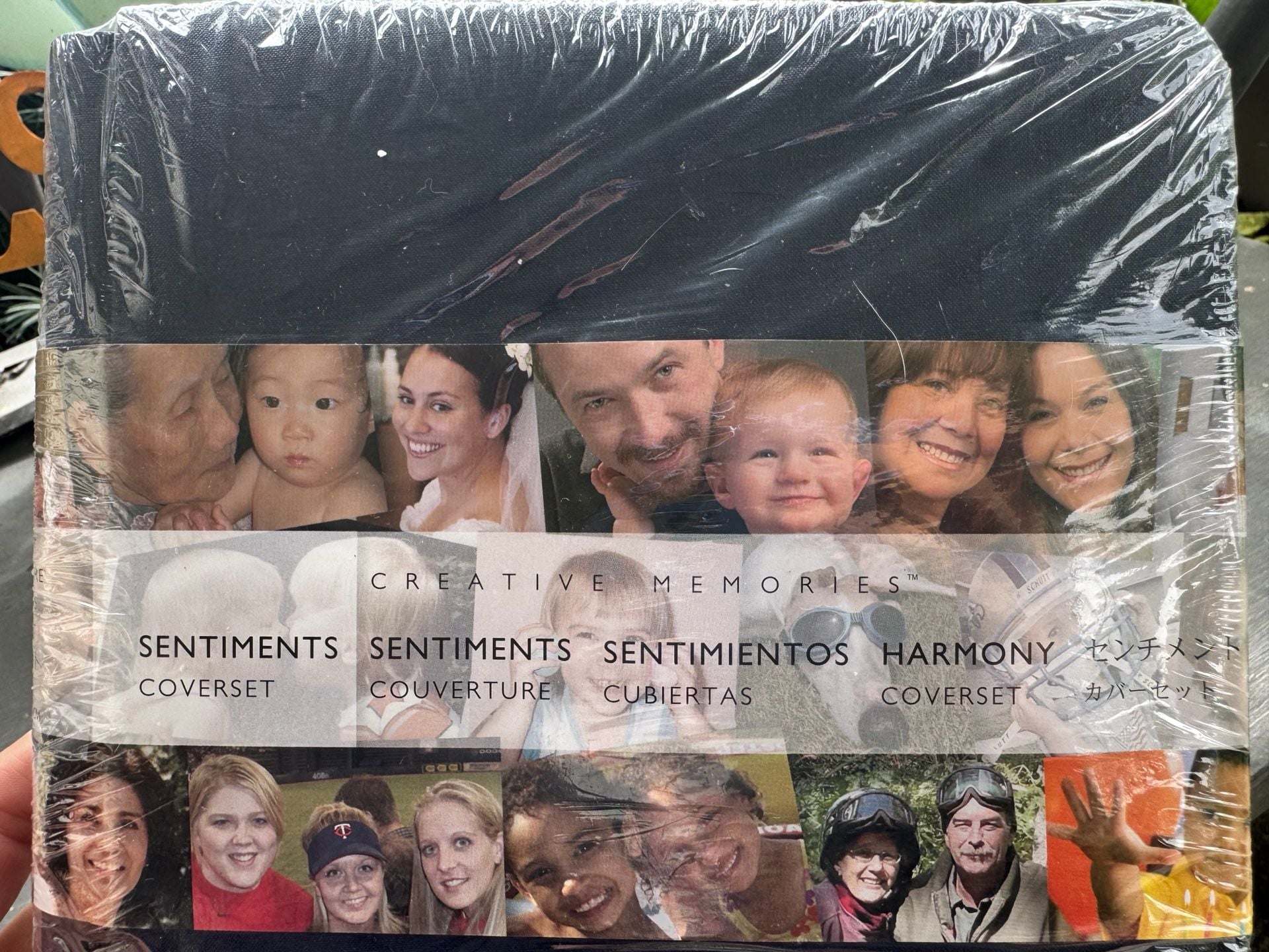Creative Memories Sentiments Coverset 7x7 Scrapbook Album Black New 3