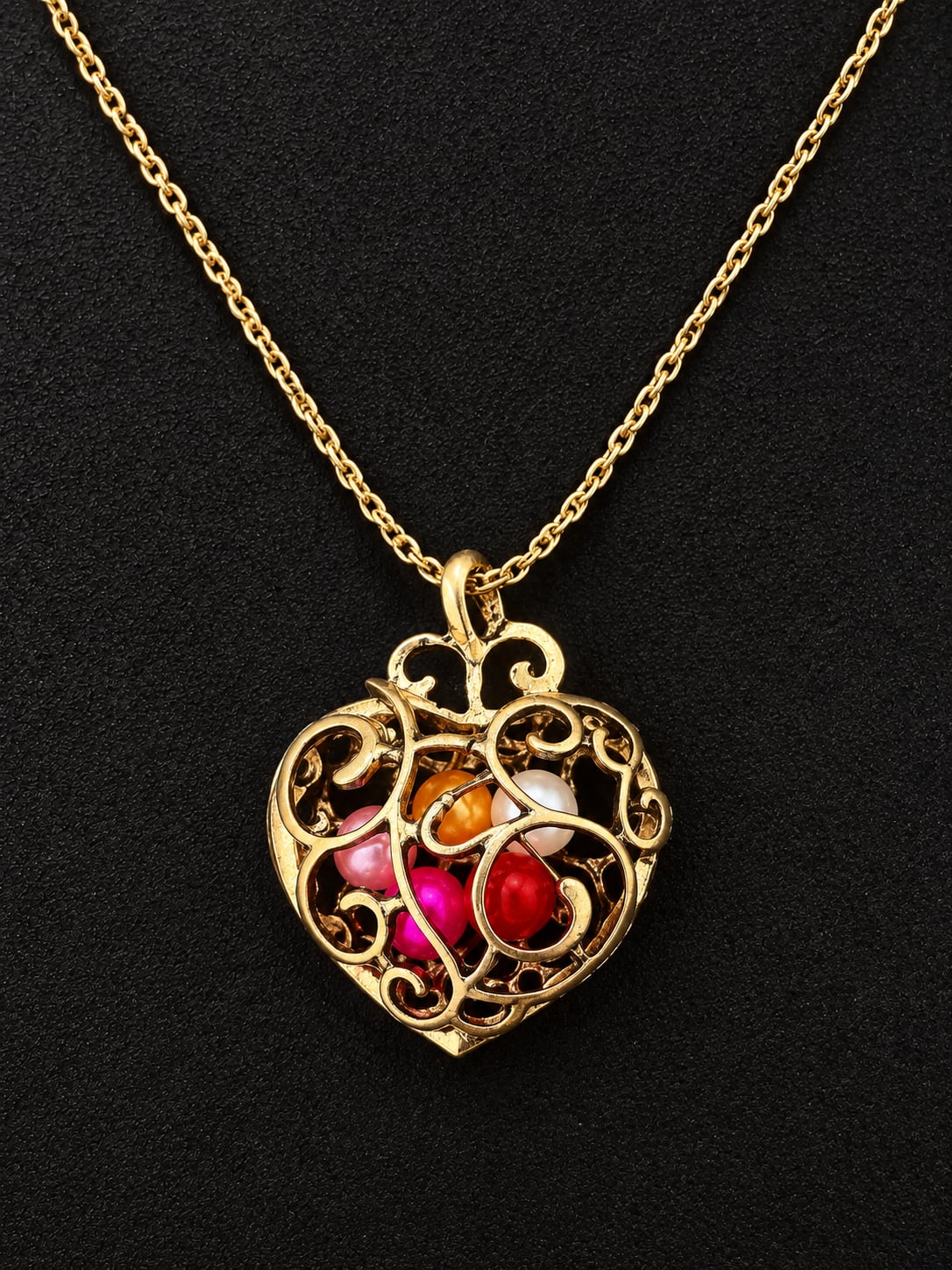 Gold Heart Locket 2
