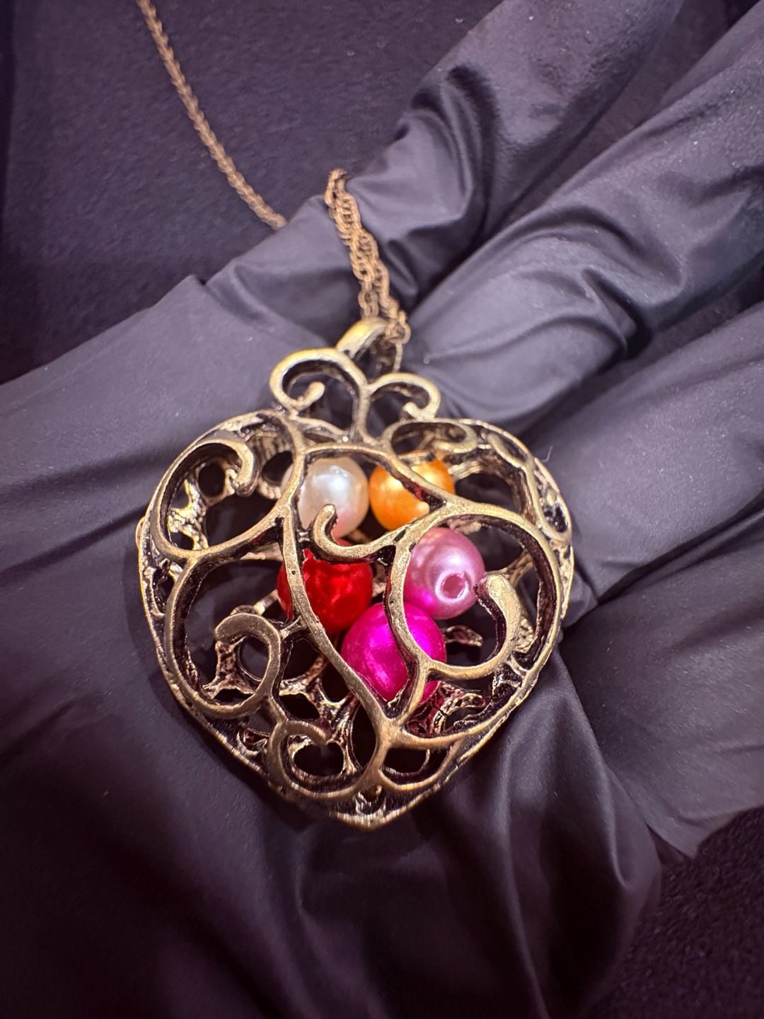 Gold Heart Locket 3