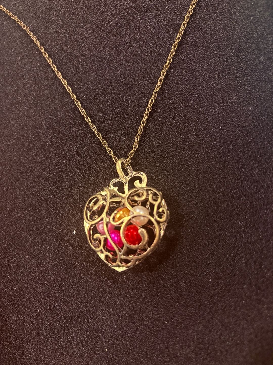 Gold Heart Locket 5