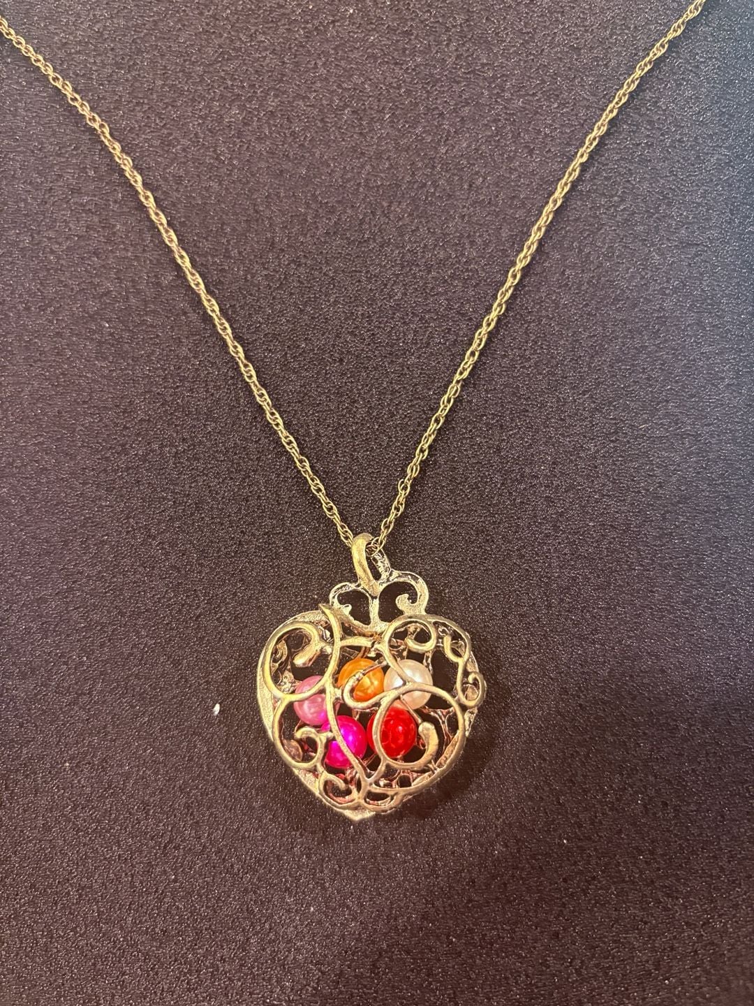 Gold Heart Locket 6