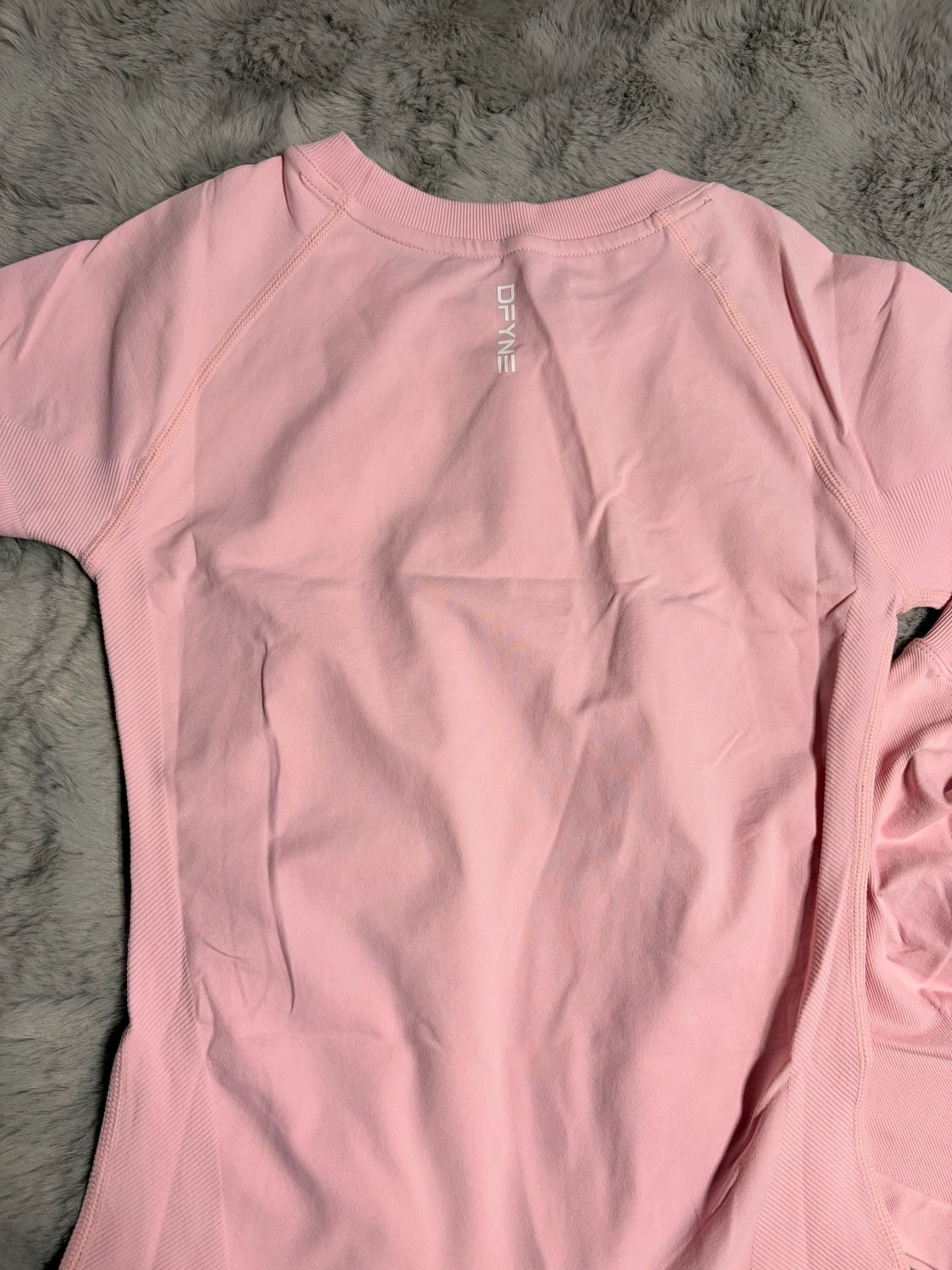 Dfyne Everyday Seamless Short Sleeve Top And Shorts Set Medium 7