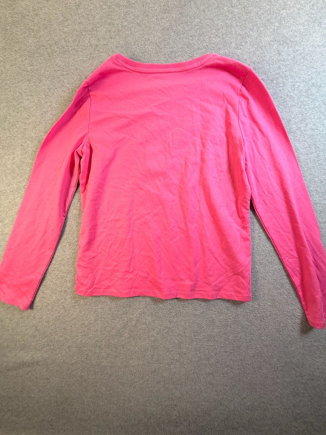 Wonder Nation Long Sleeve Kid Tough Tee Size L 10-12 Pink Confection 7