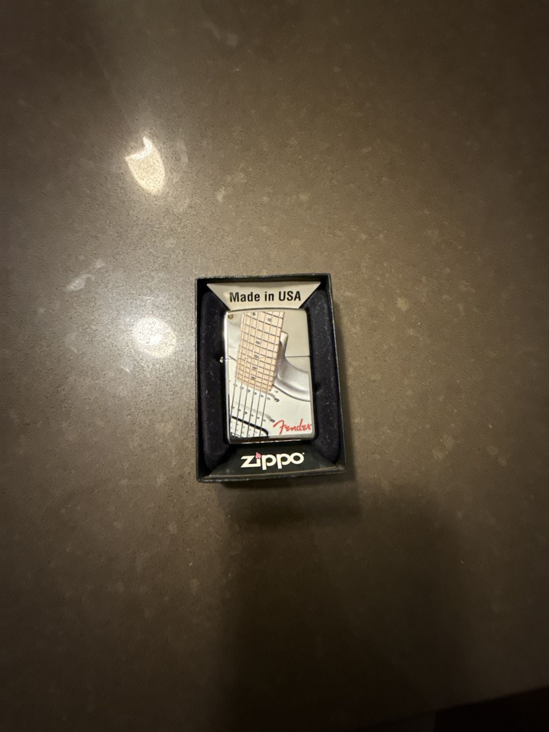 Zippo Fender Guitar Windproof Lighter New in Box 1