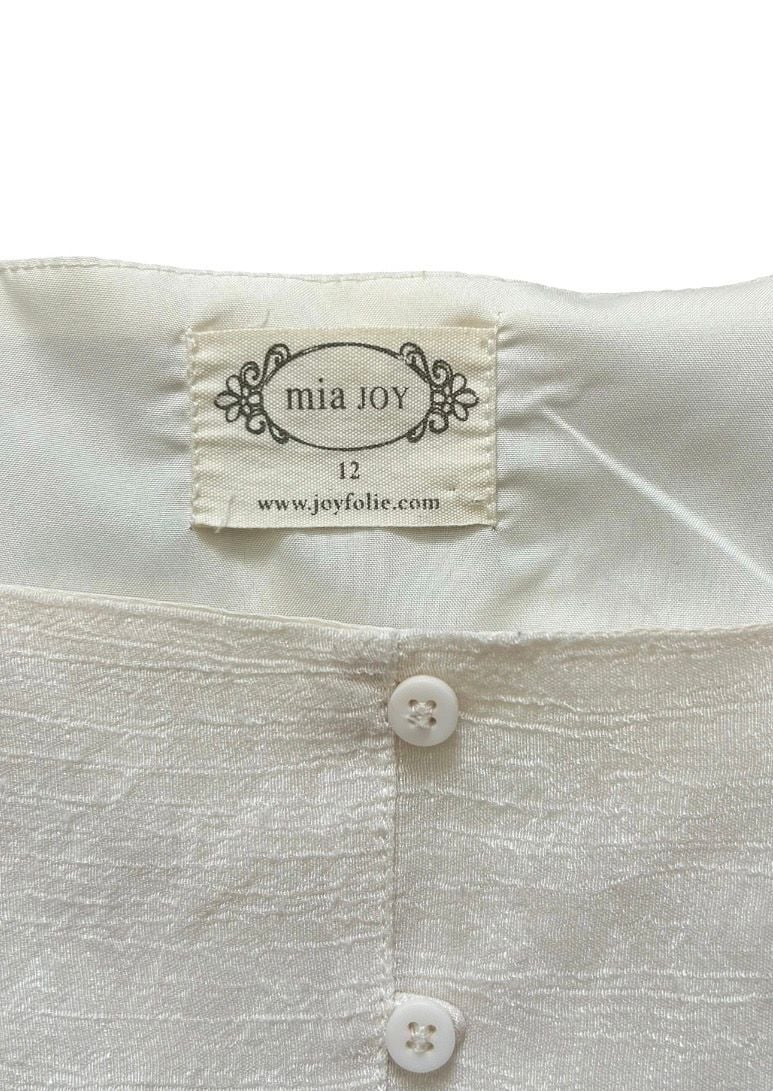 Mia Joy Joyfolie Boho Western Style Maxi Dress Size 12 Ivory 4