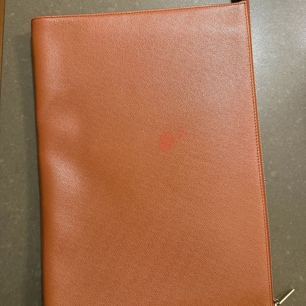 Rolex Leather Document Folder Brown