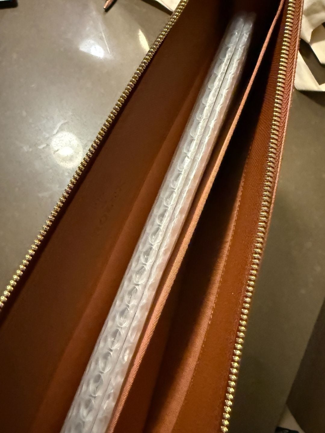 Rolex Leather Document Folder Brown 3