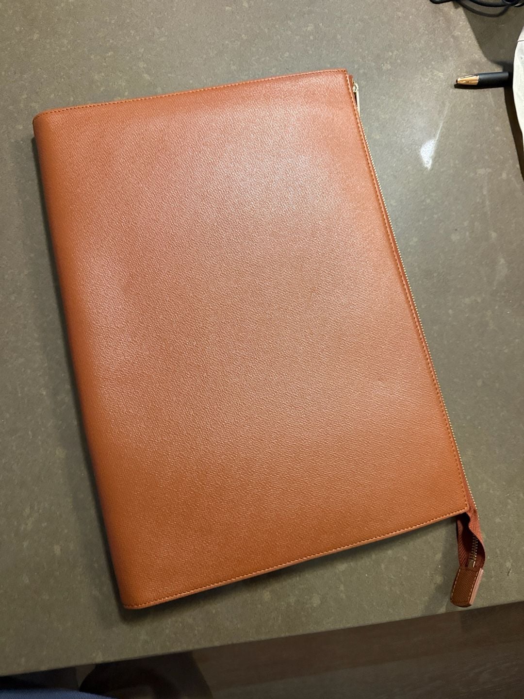 Rolex Leather Document Folder Brown 4