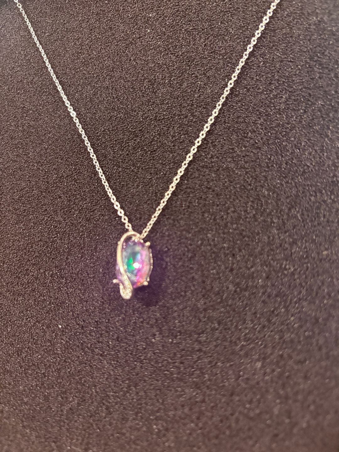Mystic Topaz Pendant Necklace 4