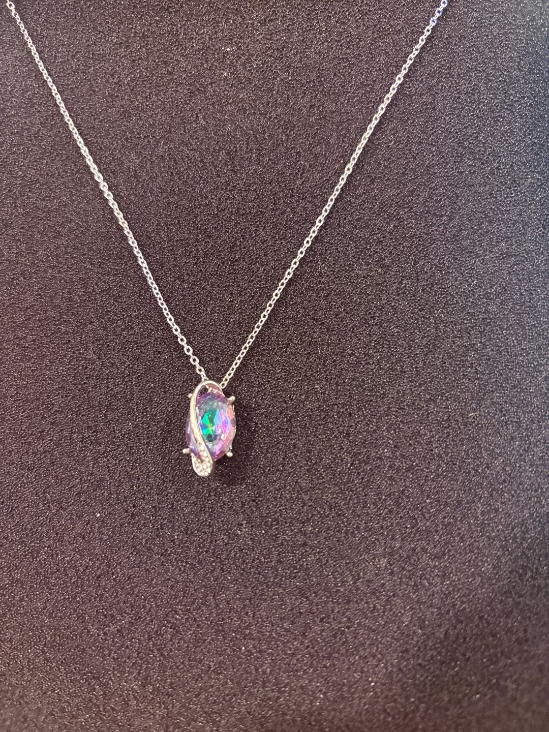Mystic Topaz Pendant Necklace 5