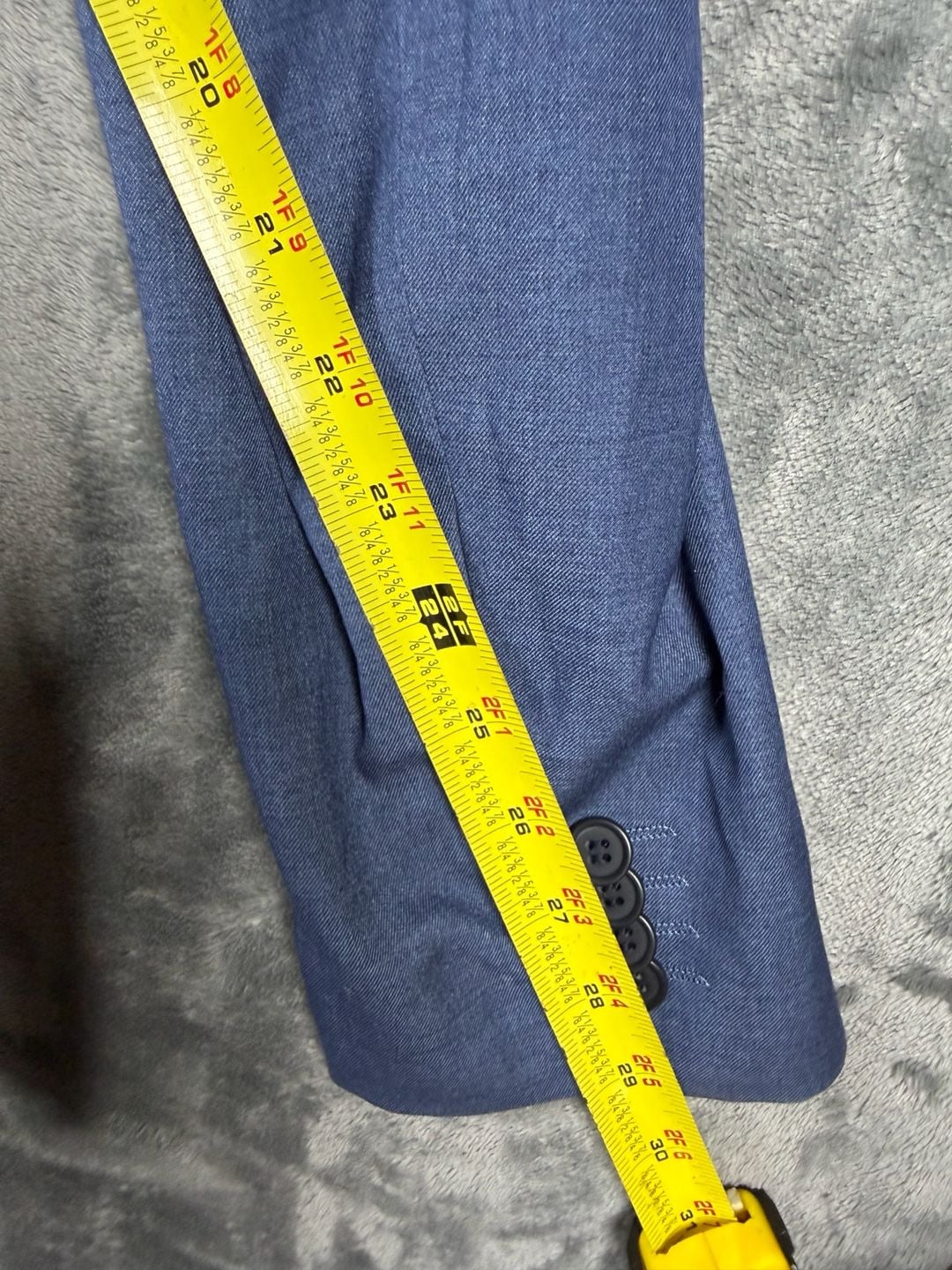 H&M Men’s Blue Slim Fit Blazer Sport Coat 2 Button Business Casual 8