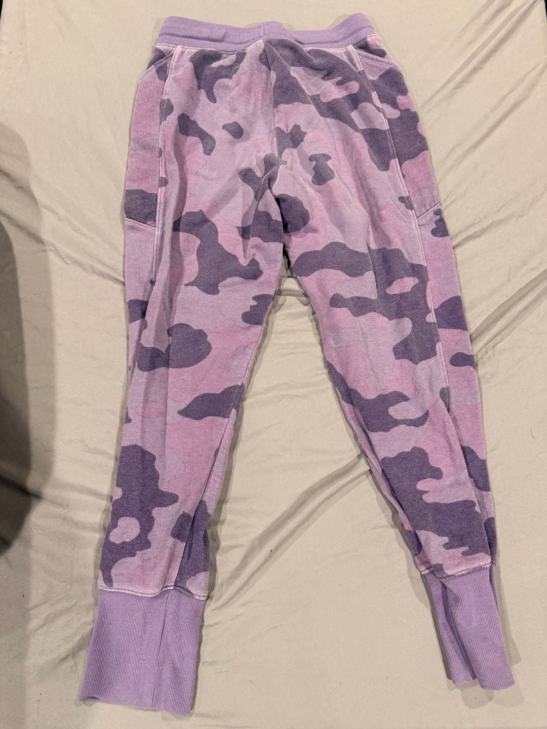 All in Motion Jogger Sweatpants Size L 10/12 Purple Camo 5