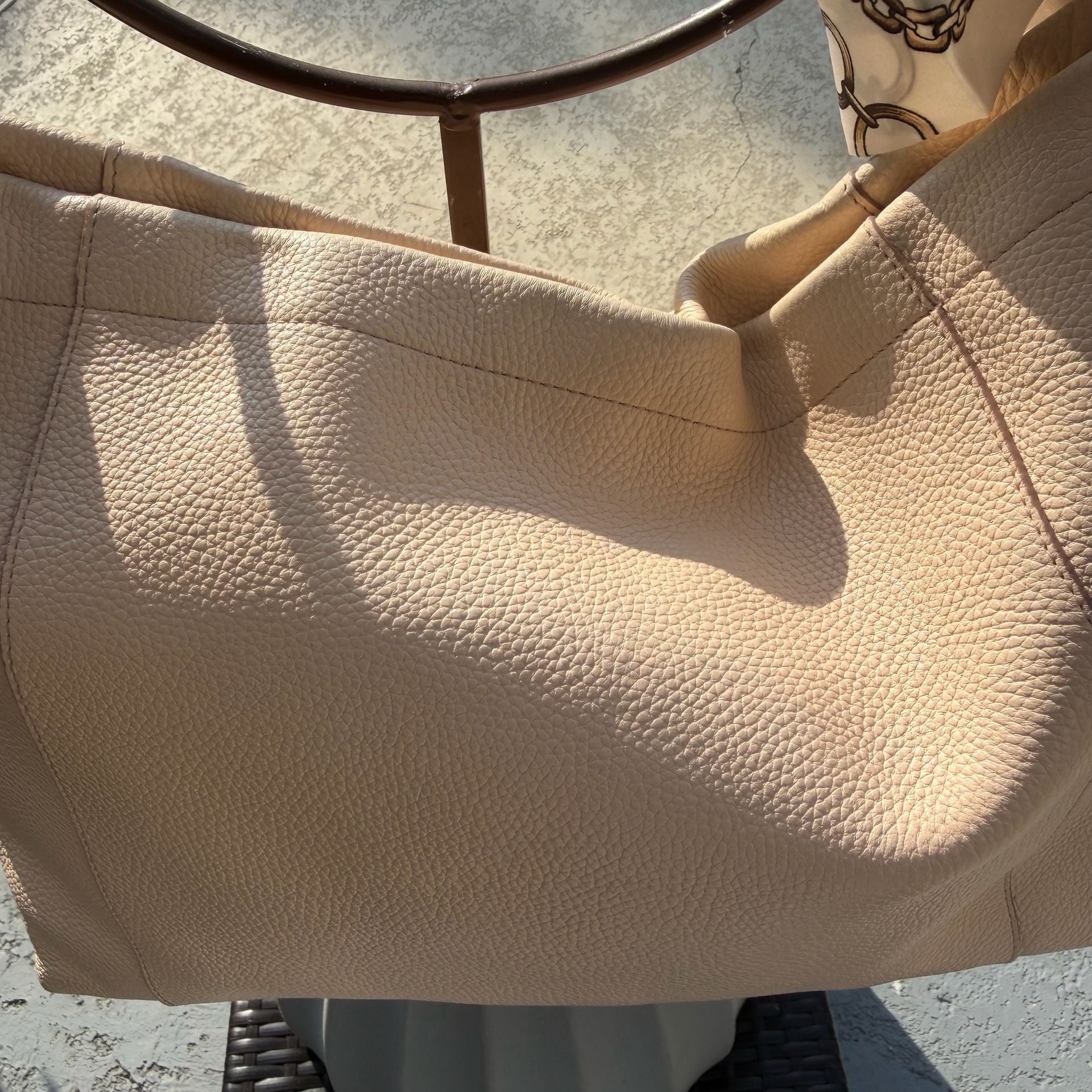 Coach Scout Hobo Leather Shoulder Bag Tan 8