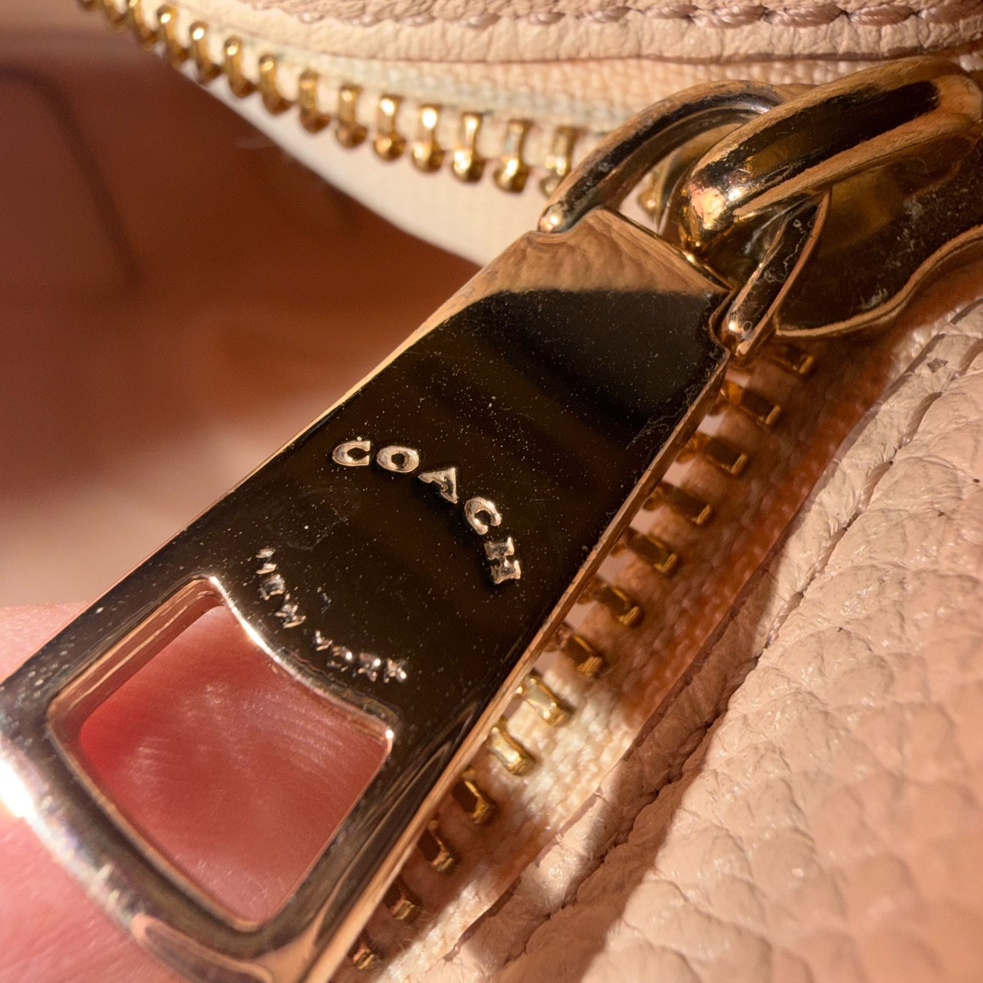 Coach Scout Hobo Leather Shoulder Bag Tan 12