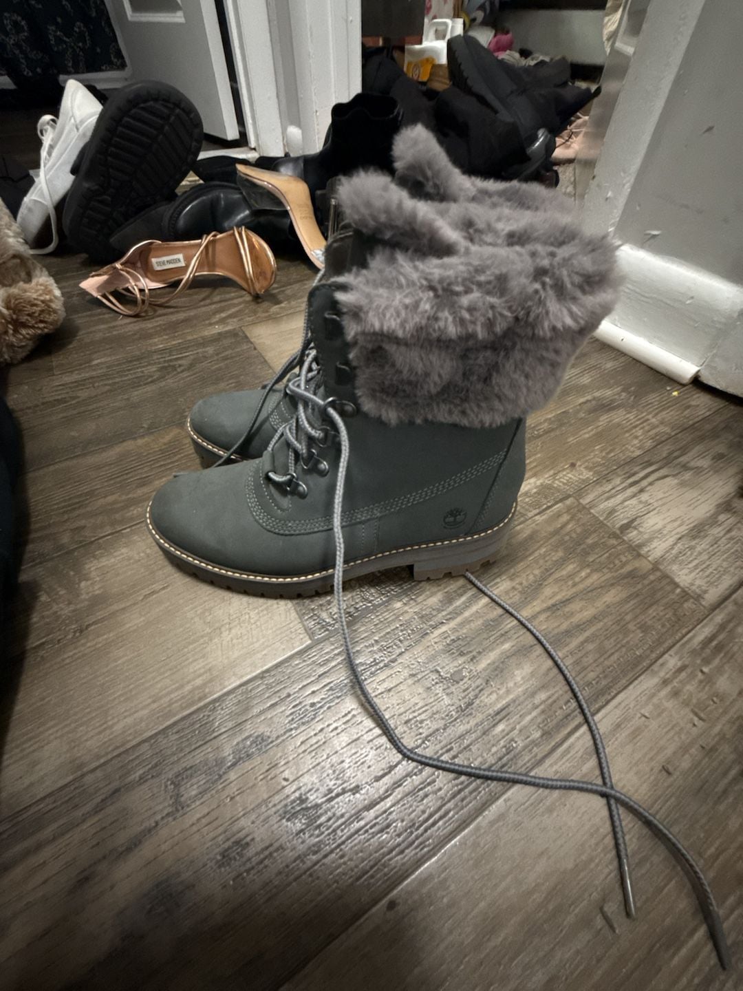 Women's Courmayer Valley 6In Warmlined Boot Med Grey Nubuck (TB0A2JGM – , 5