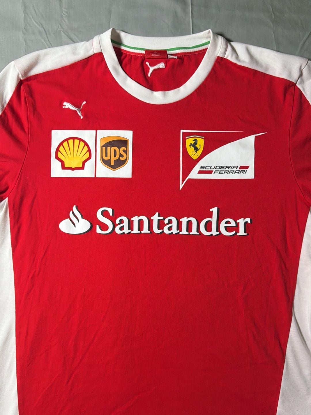 Puma Scuderia Ferrari F1 Team T-Shirt Size XL Santander Racing 3