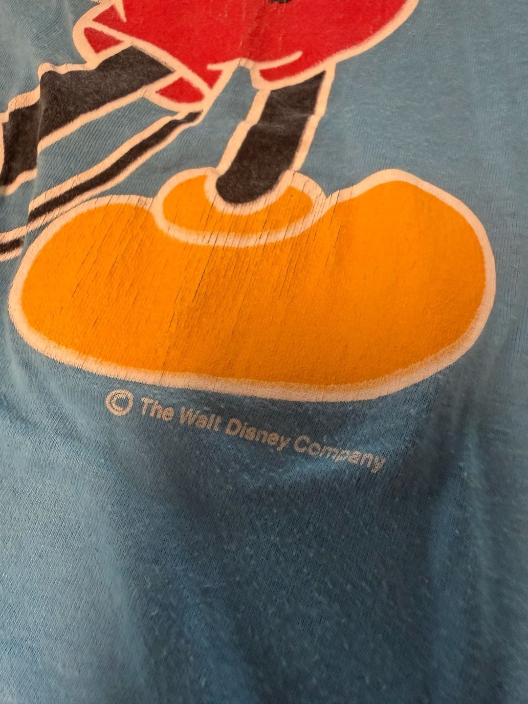 Sherry Mickey Mouse Florida T-Shirt Small Blue Vintage Single Stitch 4