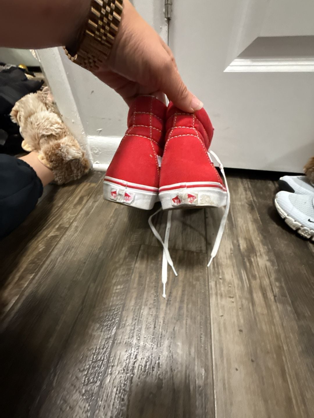 Vans Sk8 Hi Red White 2